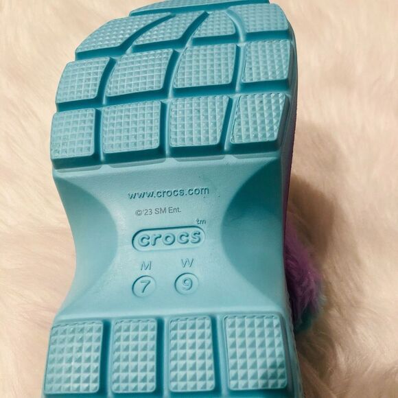 Crocs Aespa X Crocs Stomp‎ Lined Clog Women's Sandals Purple Size 9 NEW - Picture 11 of 11